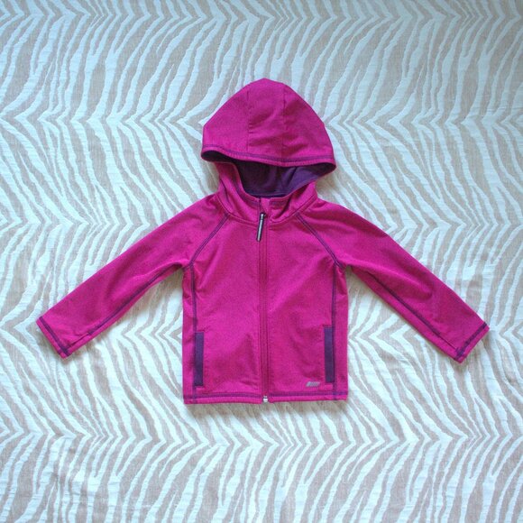 🚼 Amazon Essentials Toddler Purple Jacket W/ Hoood - Picture 1 of 5